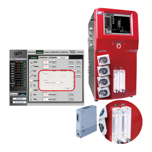 Oxygen  Enrichment Module with Mass Flow Controller, FS-O-MF  |PRODUCTS|Bioprocessing Technology|Optional Devices & Accessories